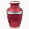 New Red banded  10" Full Size Ashes Urn